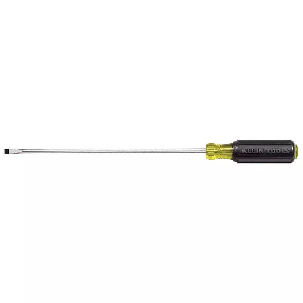Klein Tools 608-10 1/8-Inch Cabinet Mini Screwdriver, 10-Inch Round Shank