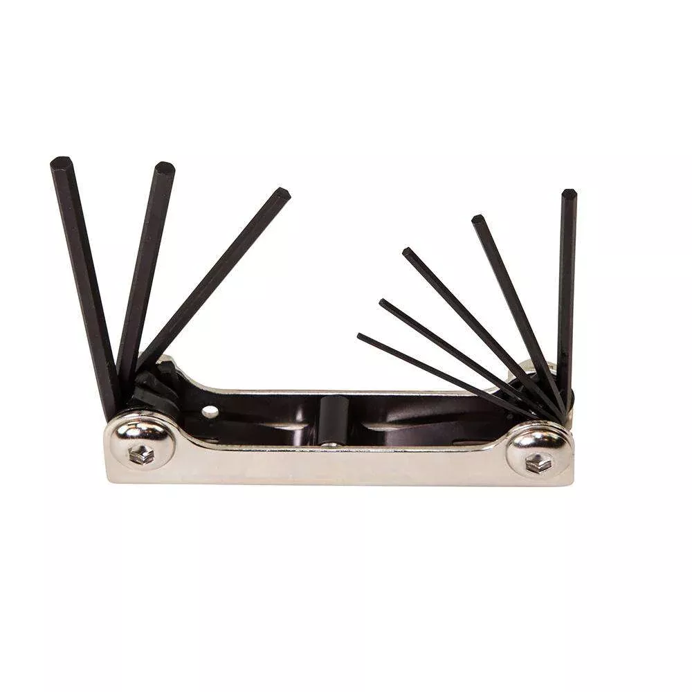 Klein Tools 70581 Folding Hex Key Set, 8-Key, SAE Sizes