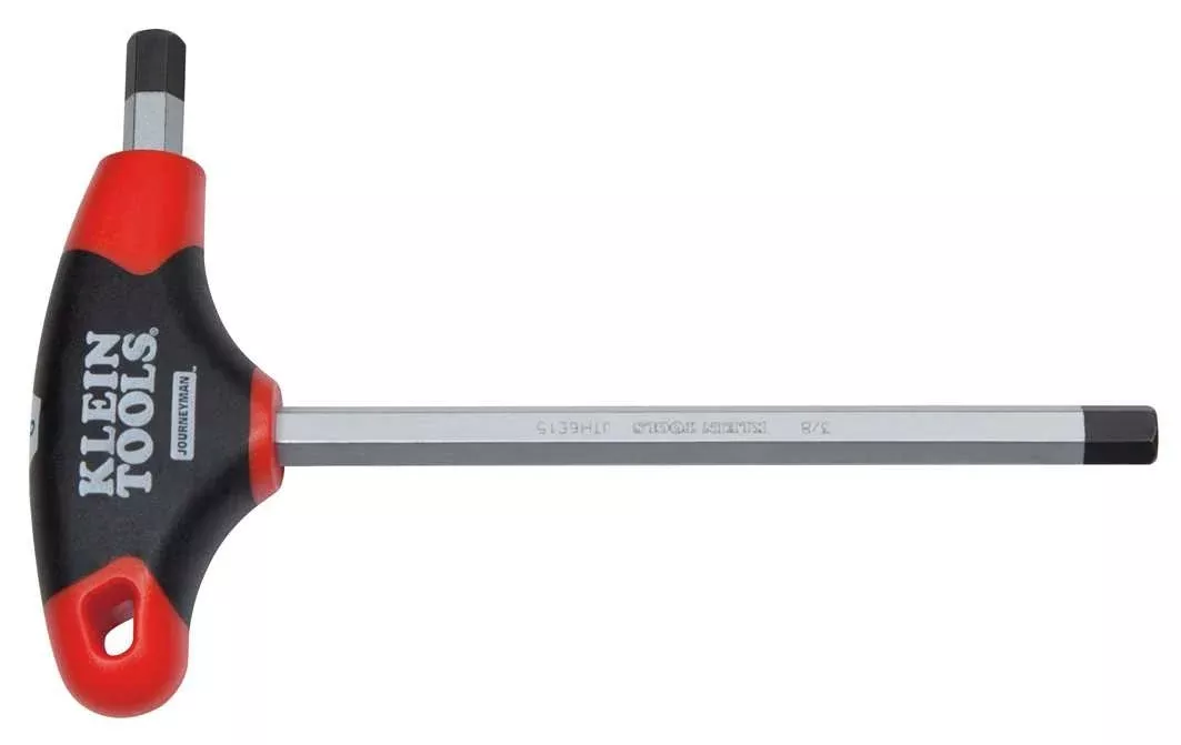 Klein Tools JTH6E14 5/16-Inch Hex Key, Journeyman™ T-Handle, 6-Inch
