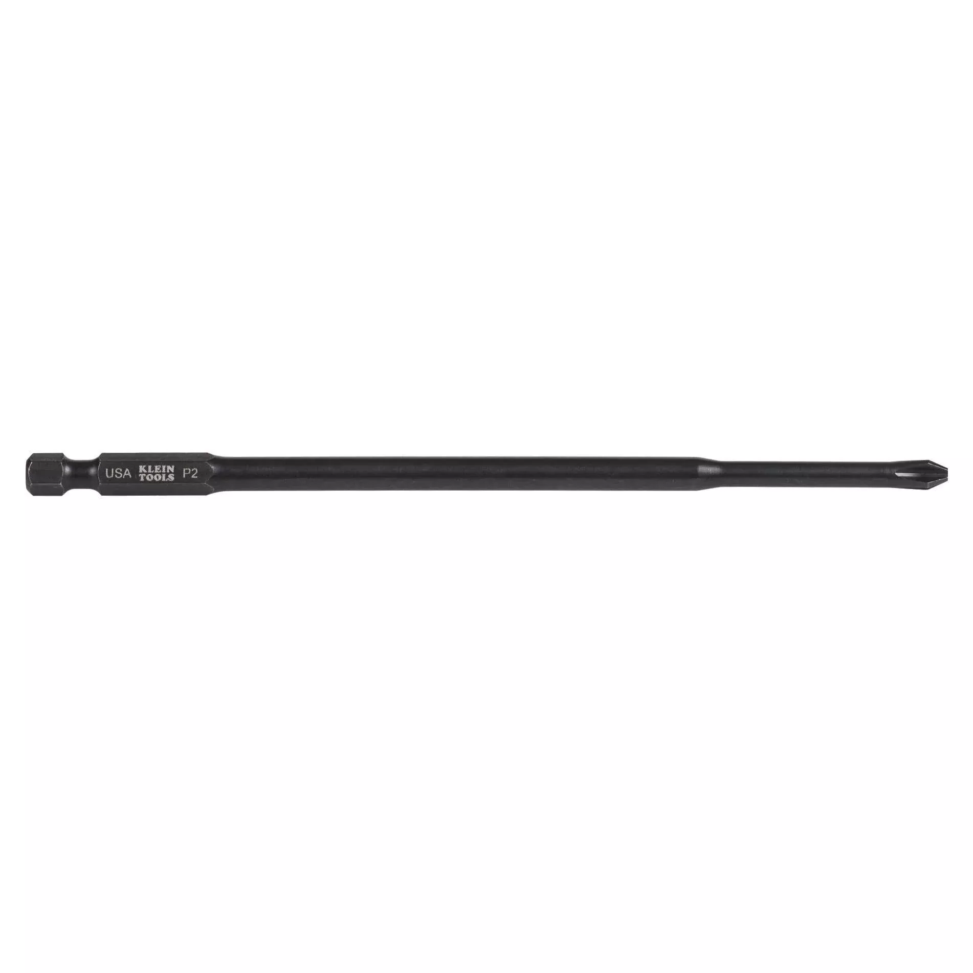 Klein Tools PH262 #2 Phillips Tip Power Drivers, 6-Inch Bit 2-Pack, PH-2-6-2