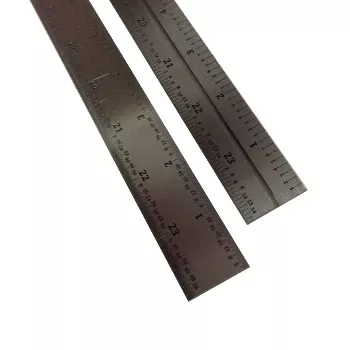 LaSquare 24″ Stainless Steel Grooved Rule (32nds/64ths & 8ths/16ths) (LPS-B24ST)