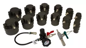 LS69910 14 Piece Turbo Test Kit With Smoke Adapter