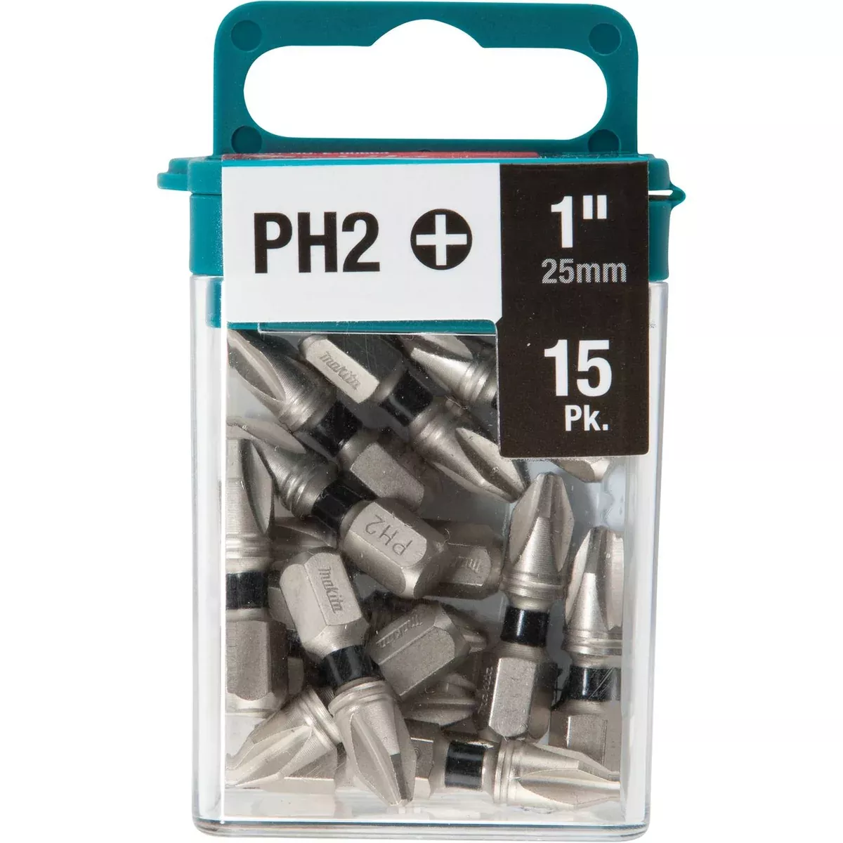 Makita (E-00664) Impact XPS #2 Phillips 1" Insert Bit, 15/pk