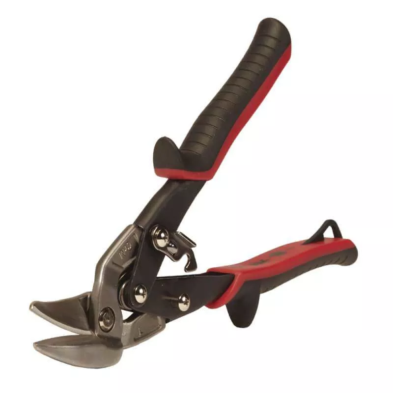 Malco Tools AV6 Offset Aviation Snip with Power-Fit™ Hand Grips – Left Cutting