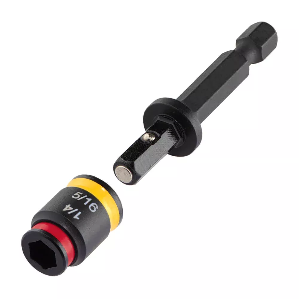 Malco Tools MSHLC Malco C-RHEX Cleanable – Reversible – Magnetic Hex Driver – 1/4″ & 5/16″ socket with 2-5/8″ shaft length