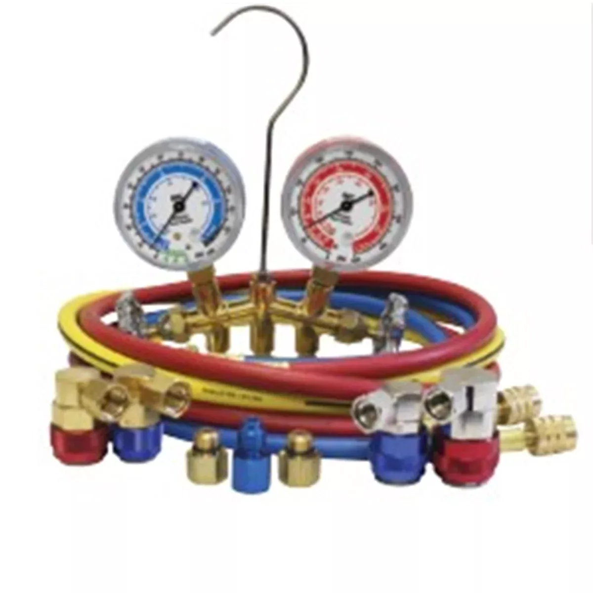 Mastercool / 1234YF Dual brass gauge set