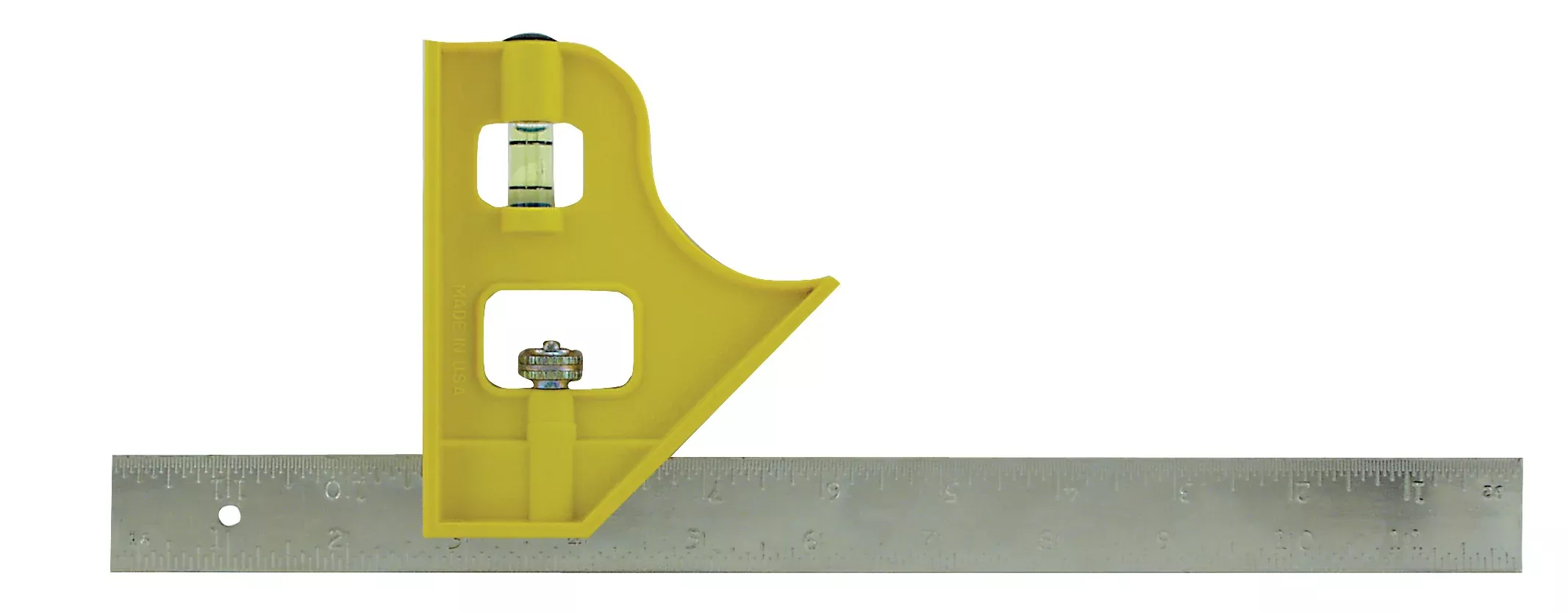 Mayes 11325 Combination Square (12 Inch) with Plastic Handle