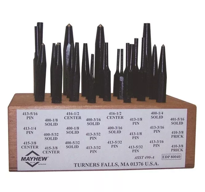 Mayhew 80040 24-Piece Punch Set