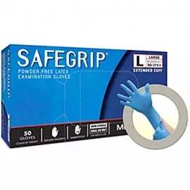 Microflex SG-375-S-CASE SafeGrip Series Latex Gloves, small, 500-pack