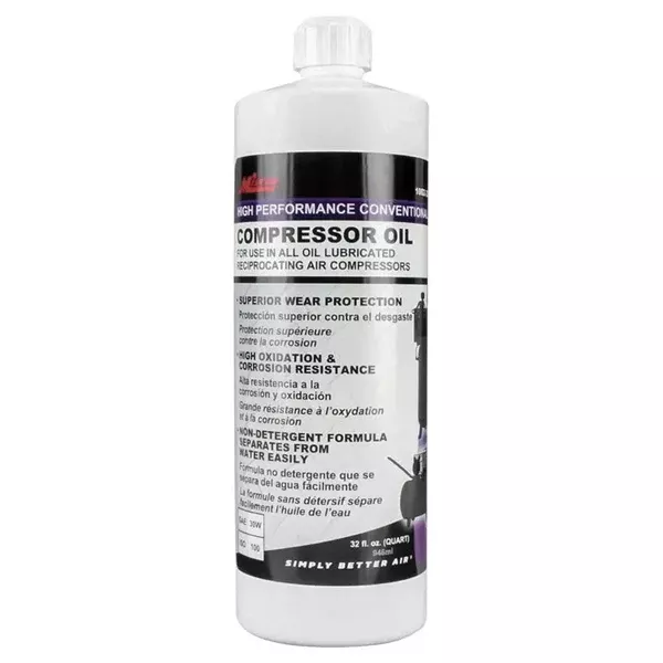 Milton 1002 Air Compressor Oil, Flip Top Bottle (32oz)