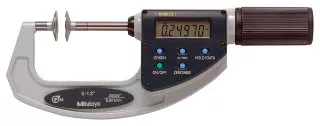 Mitutoyo Disk Micrometer Non-Rotating Spindle Type, 0-1.2"/0-30.48mm - 369-421