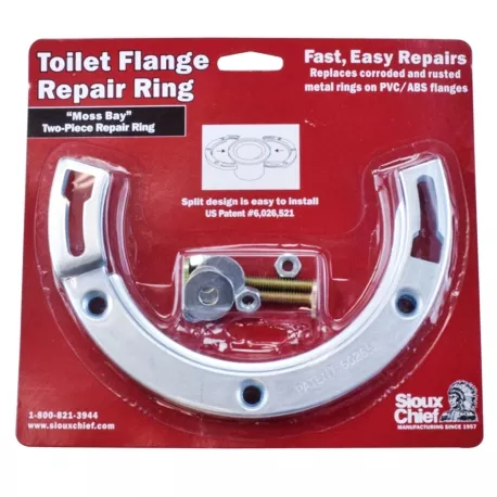 “Moss Bay” Style Steel Closet Flange Repair Ring Kit w/ Bolts