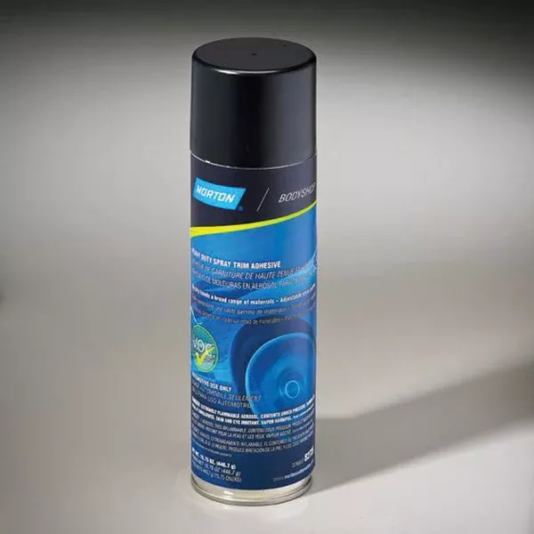 Norton Heavy Duty Spray Trim Adhesive 82725 20 oz Aerosol Light Amber