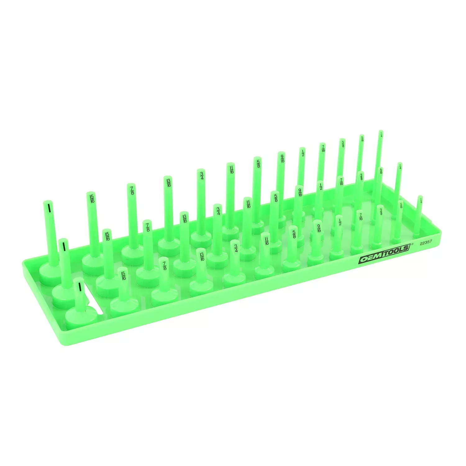 OEMTOOLS 22357 3 Post Socket Tray – 3/8″ Drive (SAE)