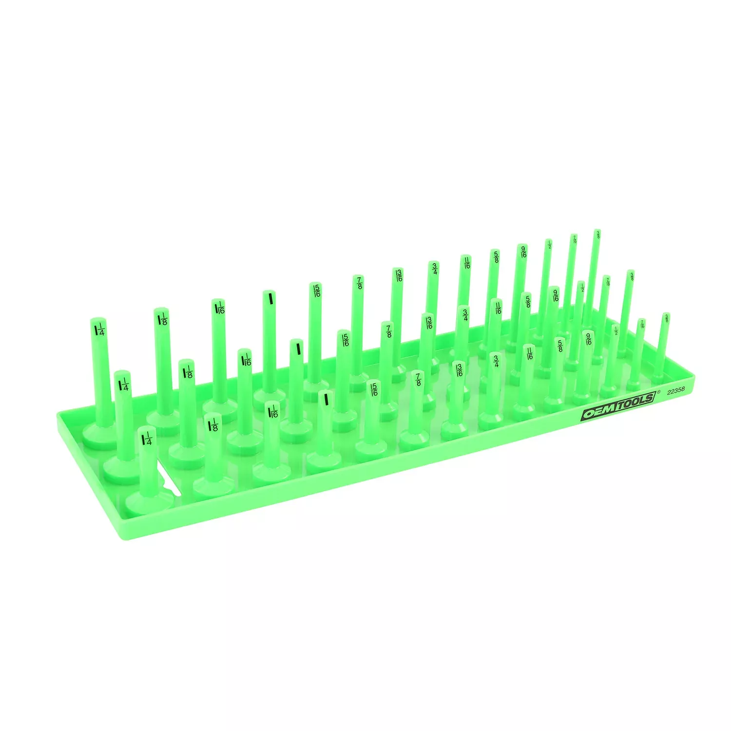 OEMTOOLS 22358 3 Post Socket Tray – 1/2″ Drive (SAE)