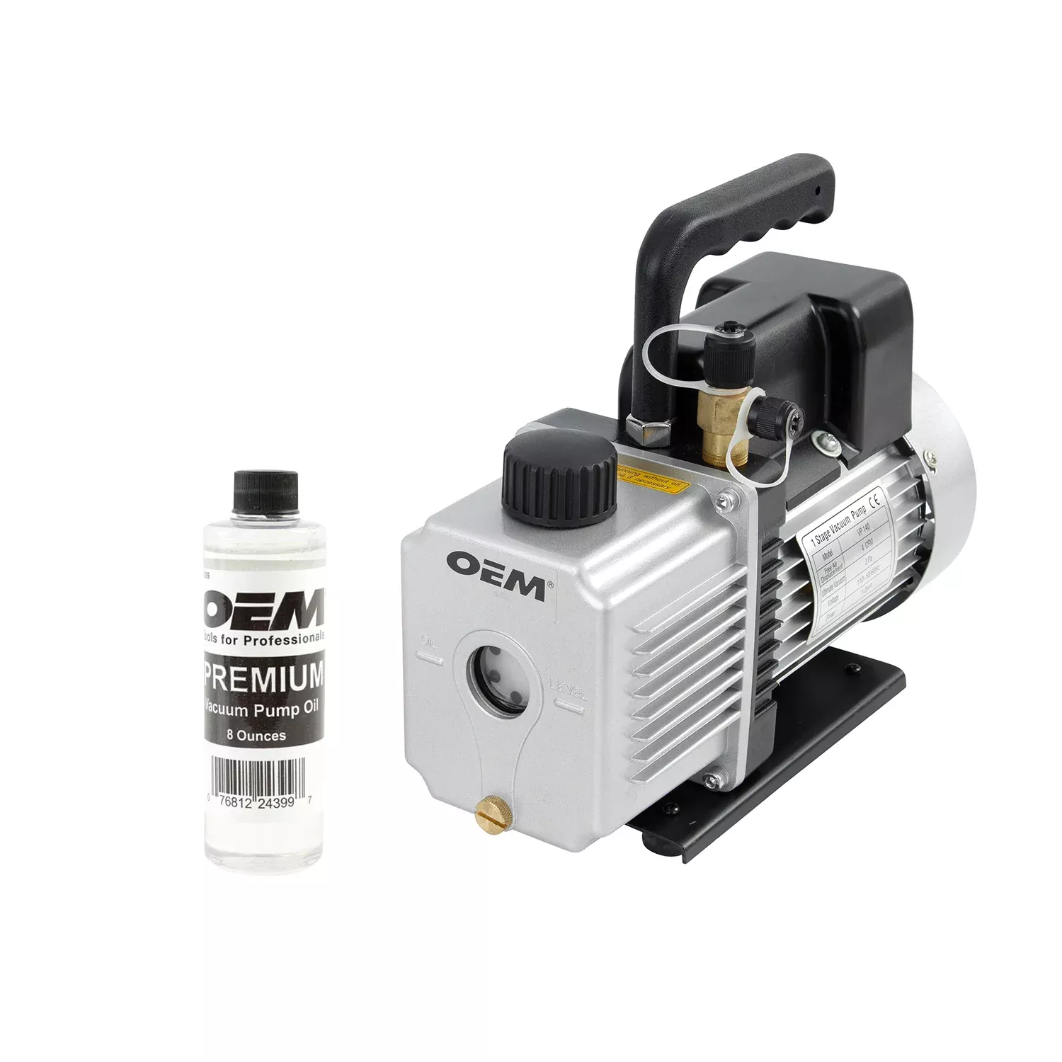 OEMTOOLS 24501 4 CFM Single Stage Vacuum Pump