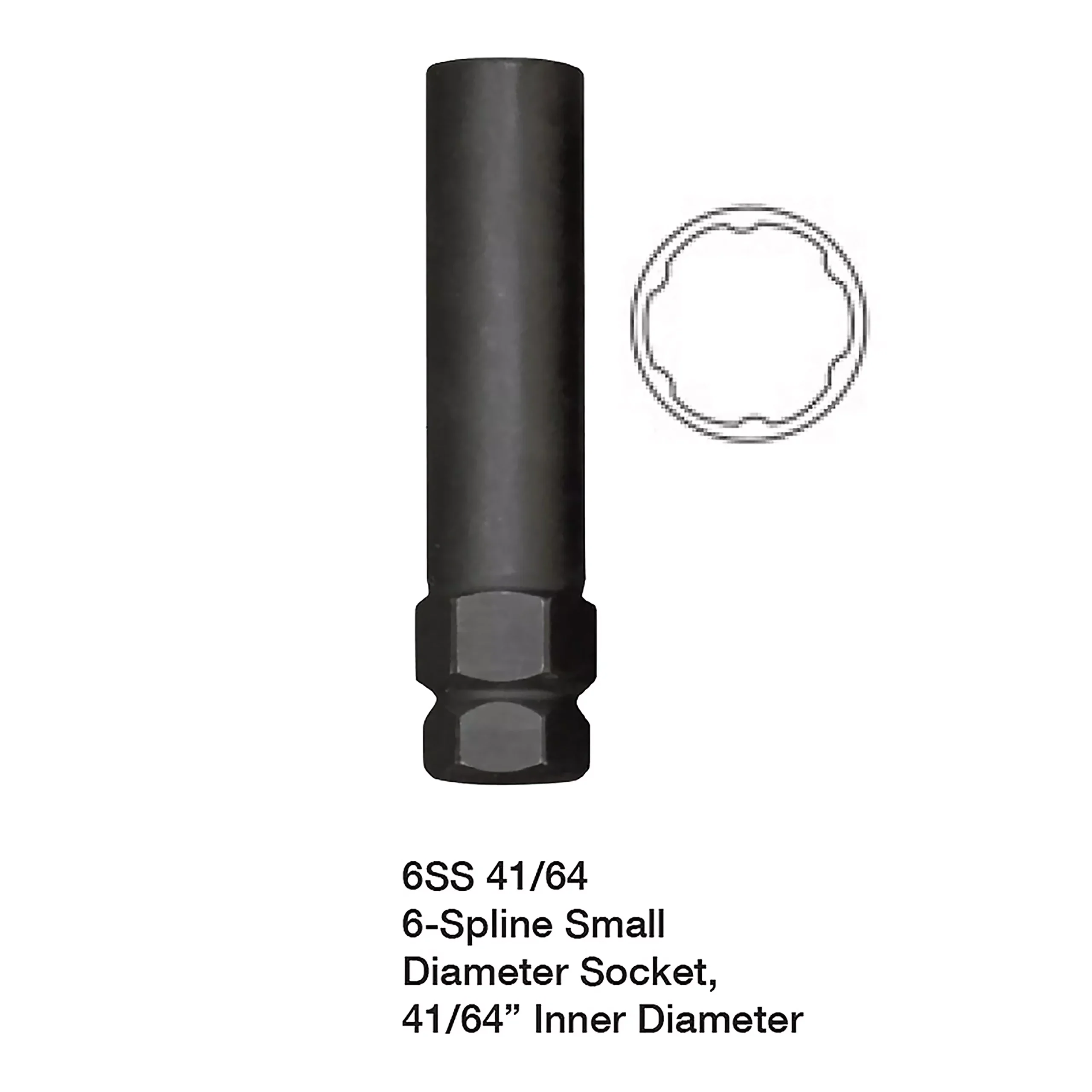 OEMTOOLS 6SS 41/64" 6-Spline