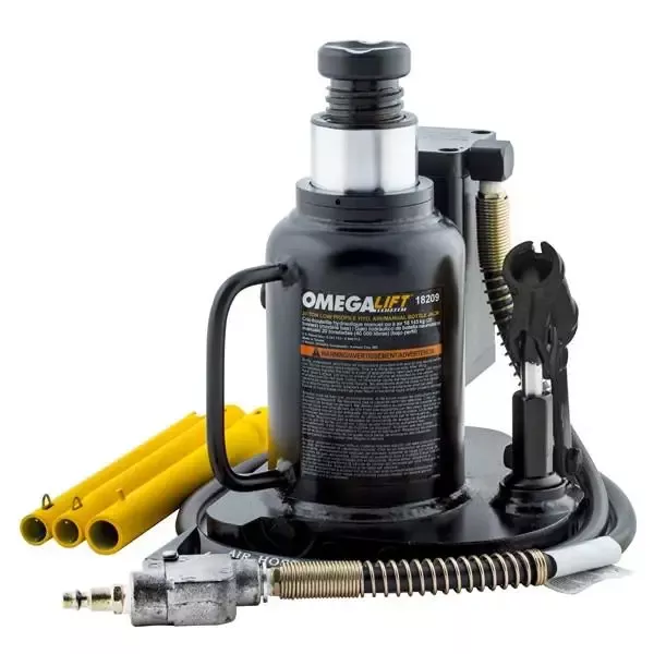 Omega 20 Ton Low Profile Air/Manual Bottle Jack – 18209