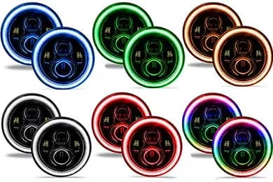 Oracle 7″ High Powered LED Headlights – Improve Looks & Light Output