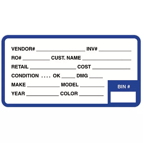 Parts Labels (250)