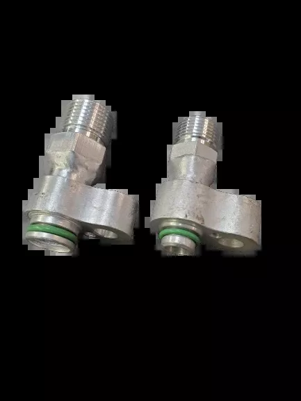 Peanut Style Sanden SD7V16 CompressorDischarge and Suction Block Fitting Set