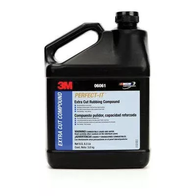 Perfect-It™ 6061 Extra Cut Rubbing Compound – 1 gal White Liquid Bottle, Fast Cut for