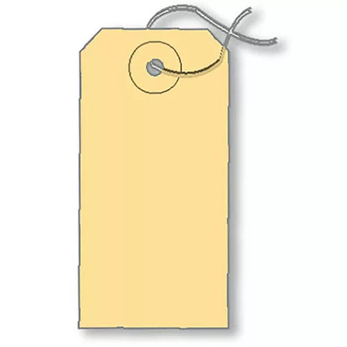Plain Car Key Tags with Wire Ties