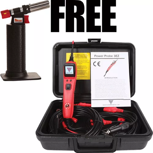 Power Probe 3EZ with CaseAccessories Red