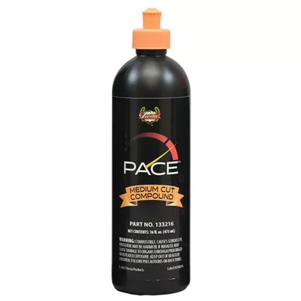 Presta PACE Medium Cut Compound 133232 32 oz Light Orange Bottle