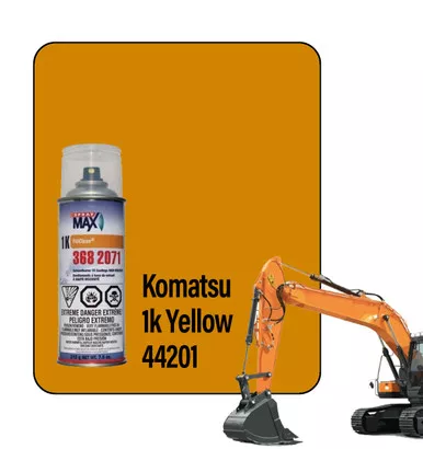ProTouch Komatsu Yellow (44201) 1K Touch Up Paint Spray - TB230 (3682071)