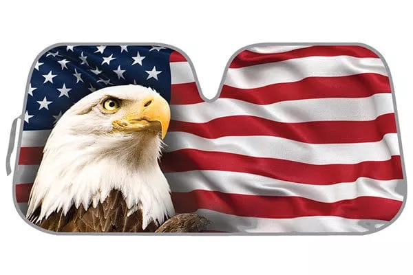 ProZ – ProZ American Flag Windshield Sun Shade