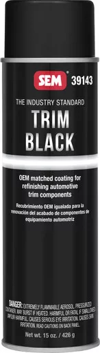 SEM 39143 Trim Black Aerosol 15 oz