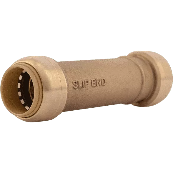Sharkbite U3016LF 3/4" X 3/4" Brass Push Slip Coupling