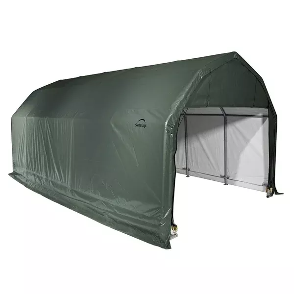 ShelterLogic 97054 Green 12’x20’x9′ Barn Shelter