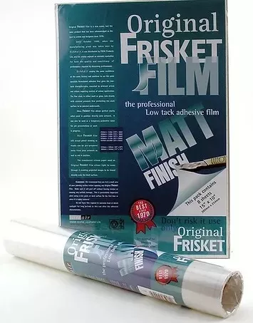 SIMair Original Frisket Masking Film 10″ x 4yd Roll – Matte