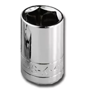 SK Tool 41704 - 1/4" Drive, 6-Point Deep Metric Socket - 8 mm