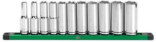 SK01348 11 Piece 1/2" Drive SAE 6Pt Deep Socket Set