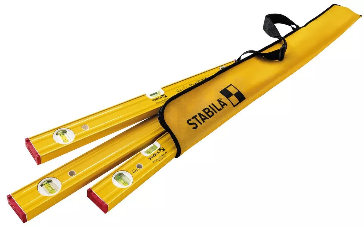 Stabila (29840) PRO SET 12″, 24″, & 48″ TYPE 80 AS-2 LEVEL SET & CASE