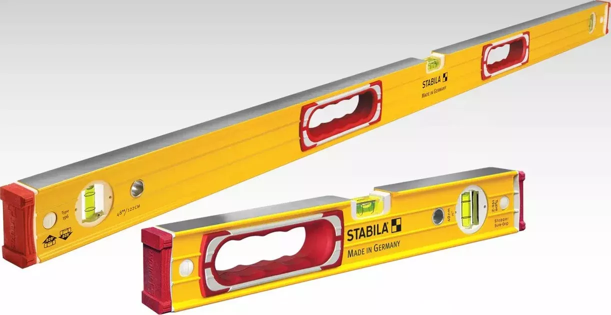 STABILA (37816) Type 196 48″ & 16″ Classic Combo Level Set