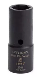 SU2701 3/4" x 13/16" Deep Flip Socket 1/2" Drive