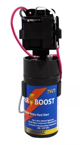 Supco 3W2 3-Wire Mechanical Potential Relay and Hard Start Capacitor – CSRU2