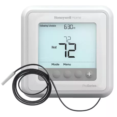T6 Pro Hydronic Programmable Thermostat w/ Floor Slab Sensor, Heat Only