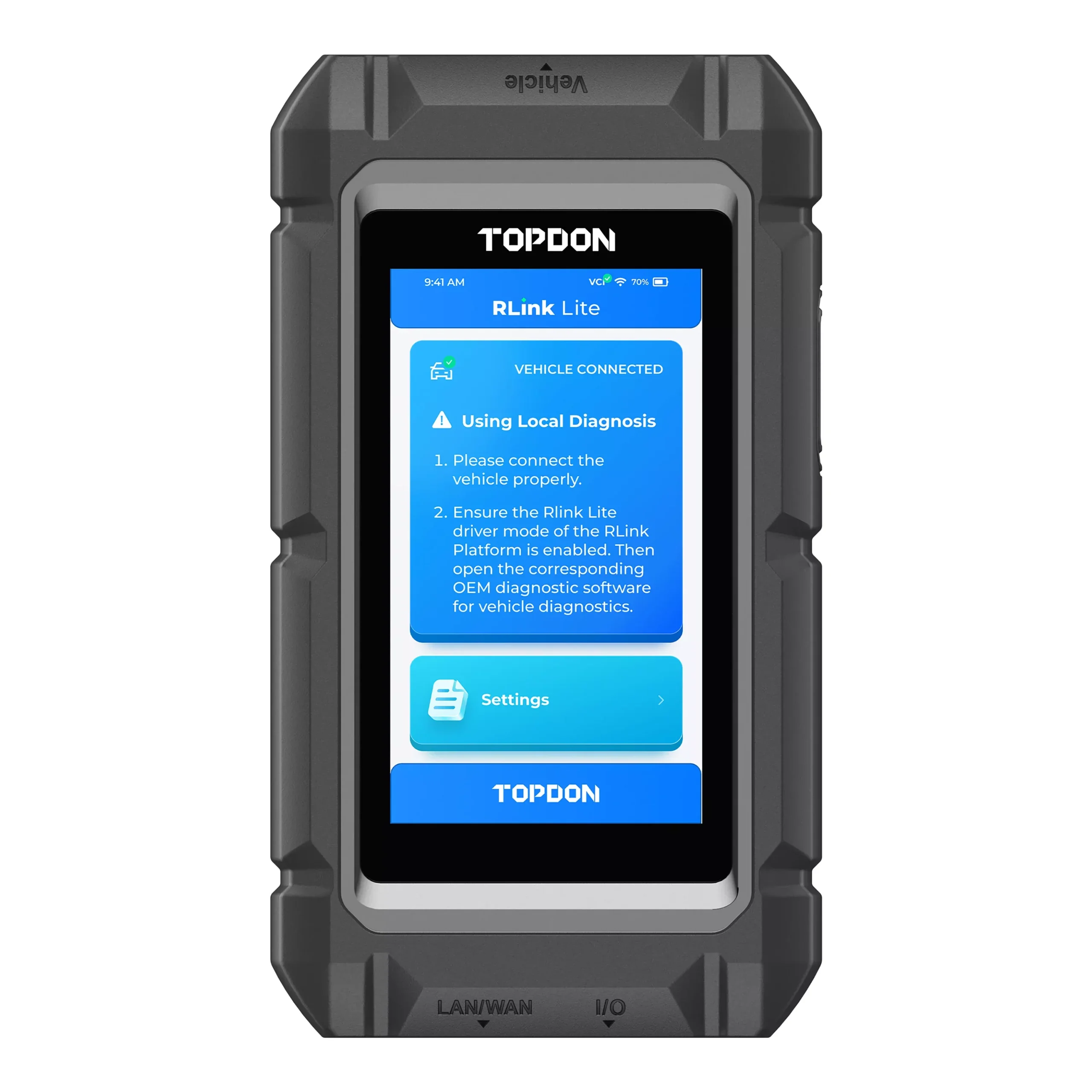 TopDon RLINKLITE J2534 Compliant Passthrough Programming Device