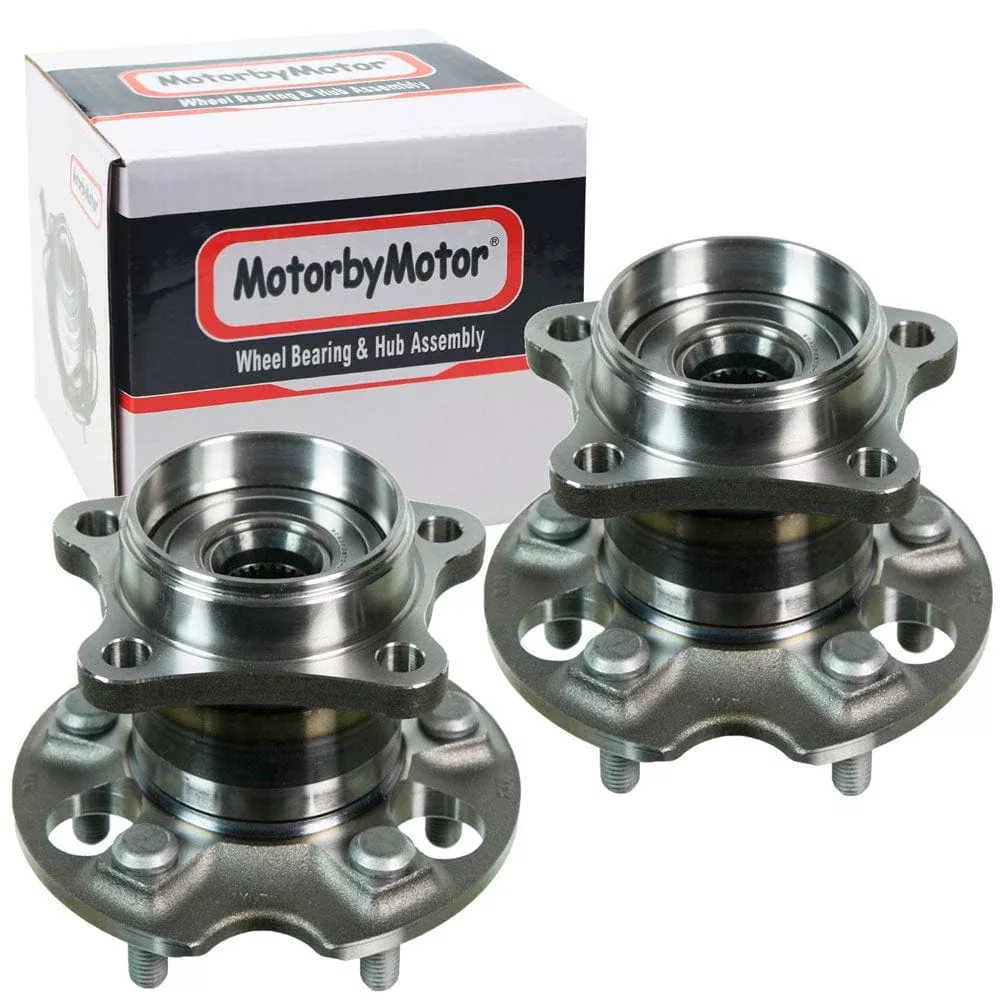 Toyota Sienna Rear Wheel Bearing Hub Assembly, AWD, 5 Lugs – 512482 (2 Pack)