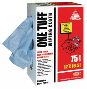 Trimaco 84075 One Tuff Wiping Clothes (75 Pack)BX