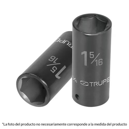 Truper 1-1/4", Long, 6-pt Impact Socket,3/4"Drive #12438