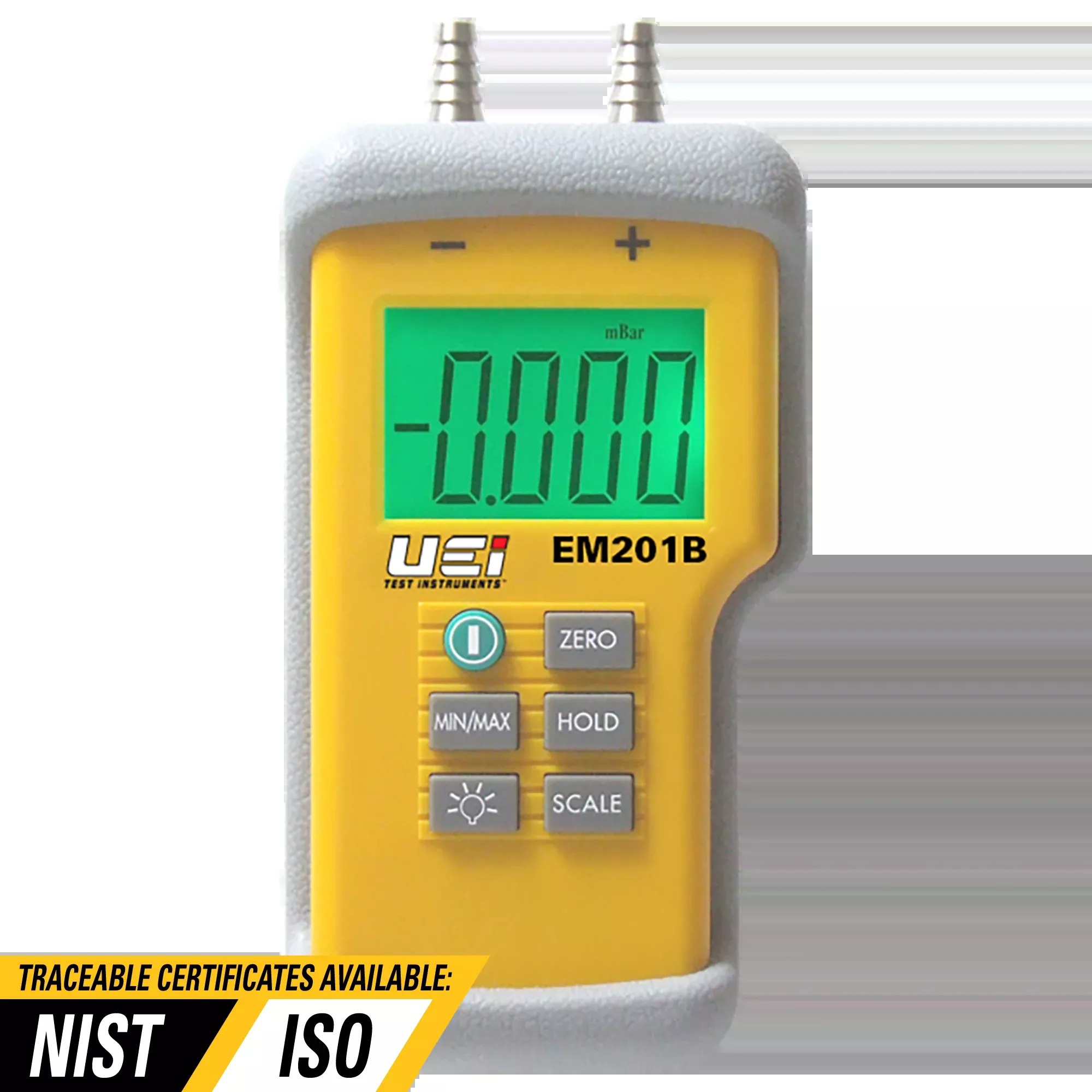 UEi EM201B Dual Input Differential Digital Manometer