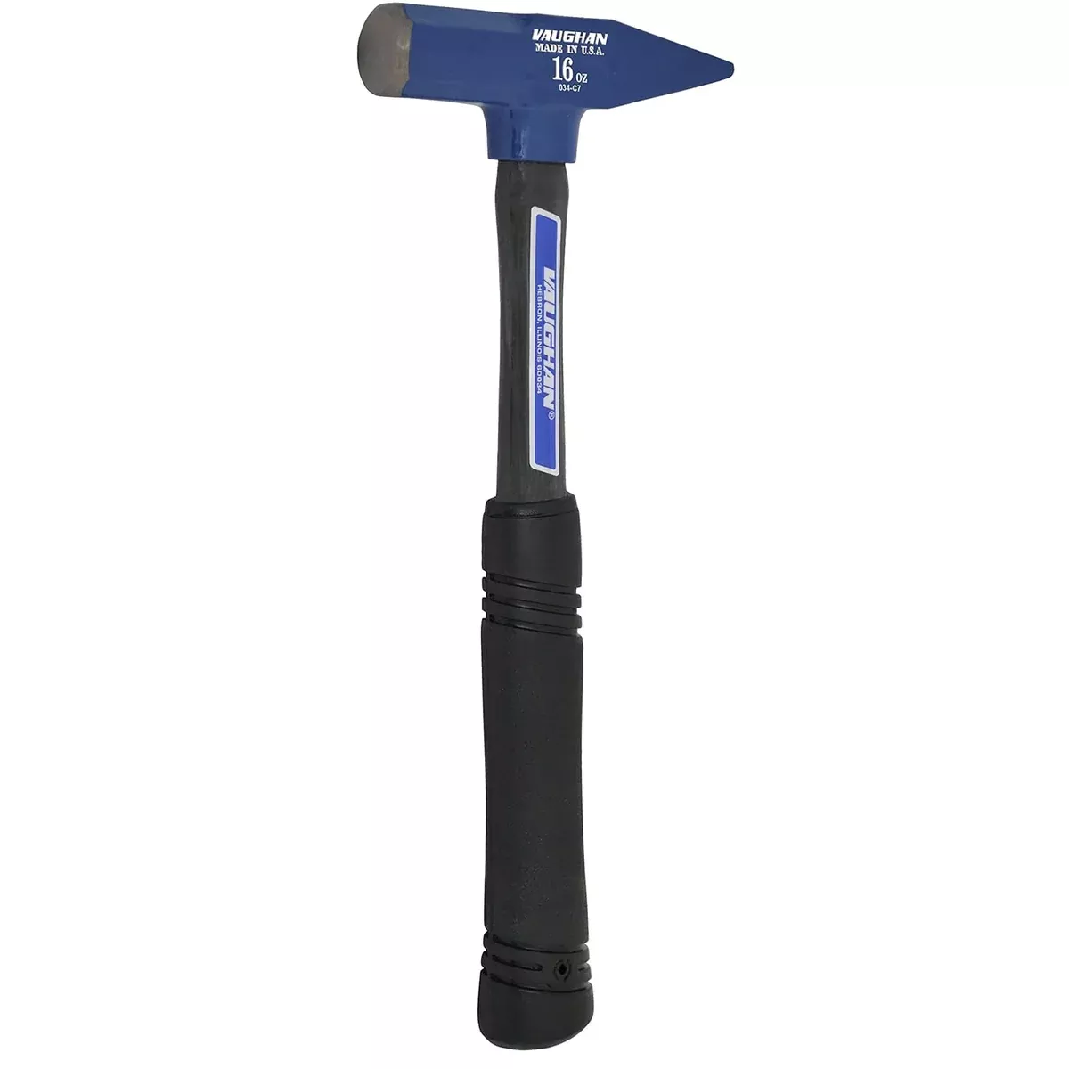 Vaghan TR16F Sheet Metal Hammers 16 OZ With Fiberglass Handle ( Tinner’s Riveting). Made in U.S.A.