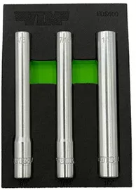 VMEDS600 3 Piece 3/8" Drive SAE Extra Deep Socket Set