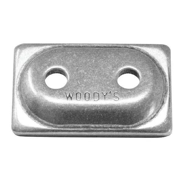 WOODY’S ALUMINUM ANGLE DOUBLE DIGGER BACKER PLATES (ADA2-3775-B)